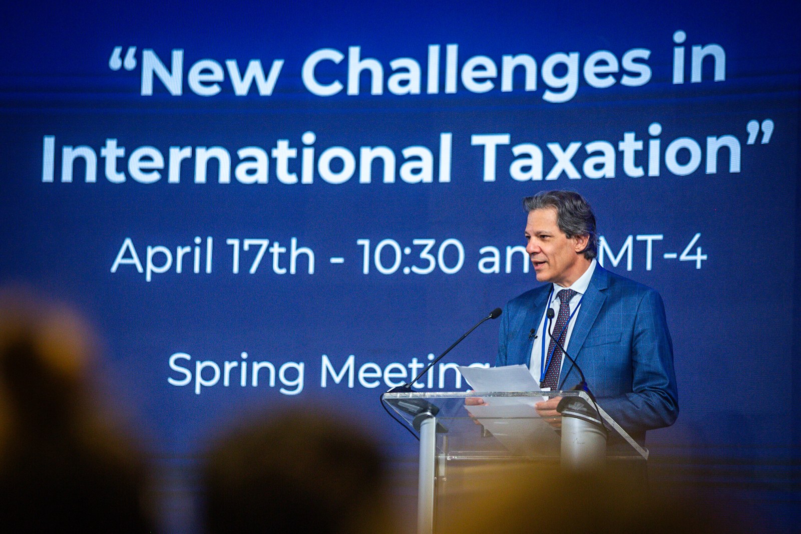 "International taxation is not only the favorite topic of progressive economists, but a fundamental concern that lies at the heart of the global macroeconomic issue," said Haddad.