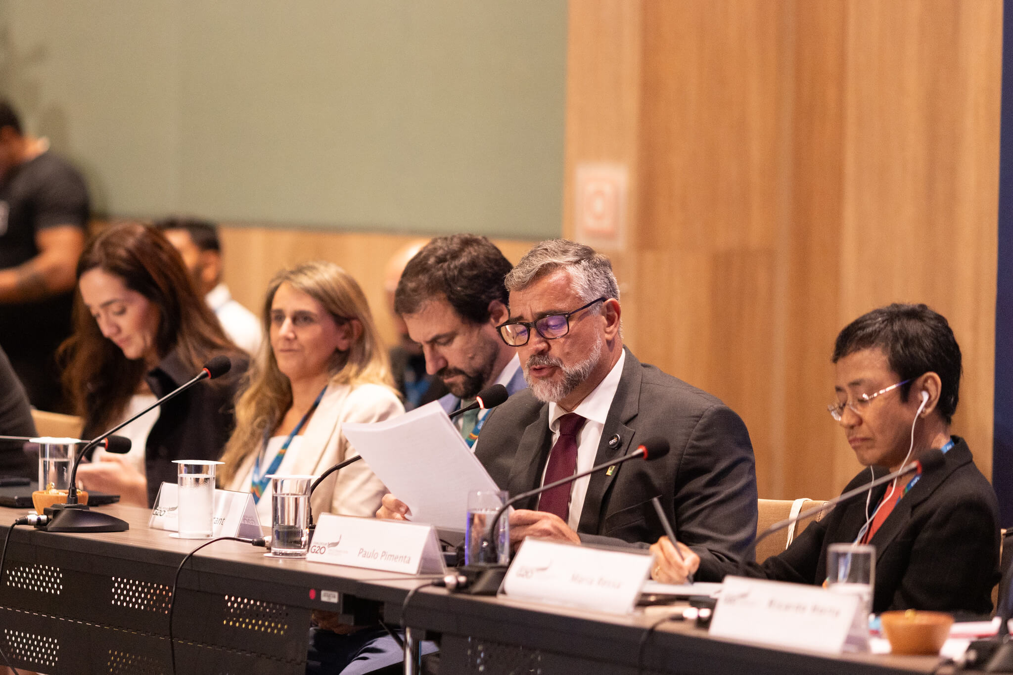 Ministro Paulo Pimenta, da Secom/PR, alerta para o avanço dos discursos de ódio on-line e as similaridades entre os países do Sul Global para enfrentar os desafios contemporâneos | Foto: Audiovisual G20 Brasil