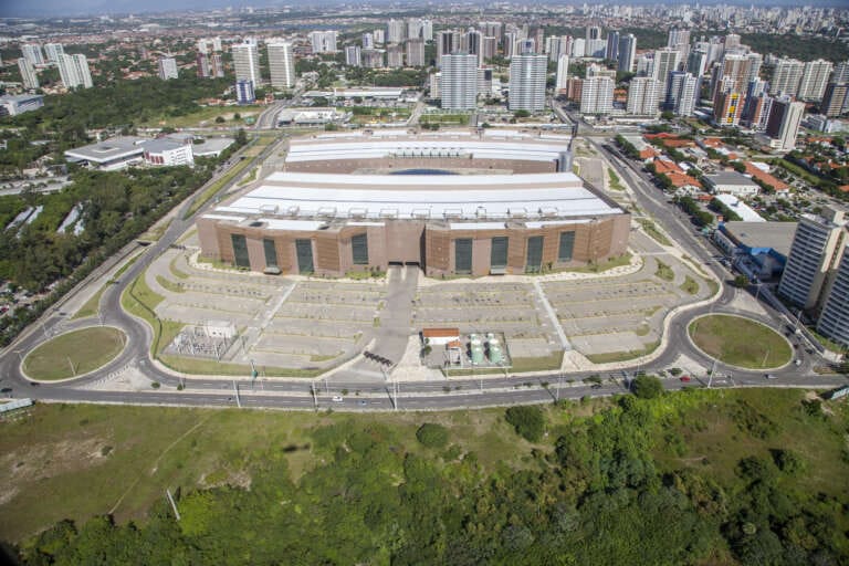 Centro de Eventos do Ceará, em Fortaleza, sede das reuniões do G20.  Crédito: José Wagner/Governo do Ceará