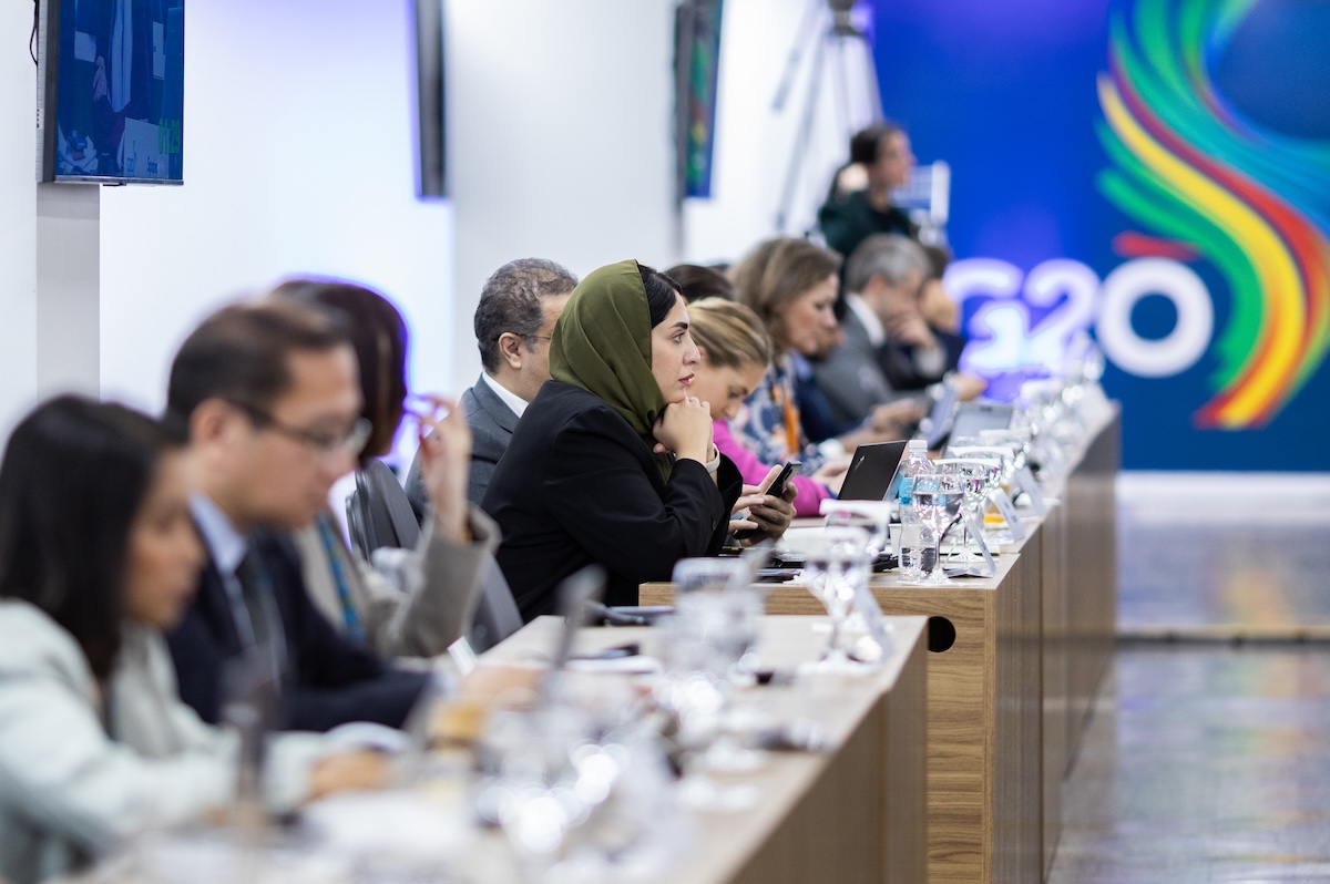 Reunião do grupo de trabalho de Comércio e Investimentos do G20. Crédito: Audiovisual G20 Brasil