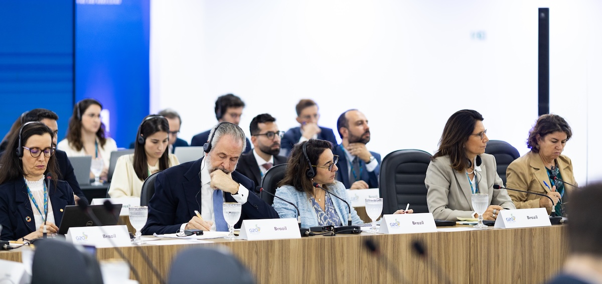 Second meeting of the Global Mobilization Task Force against Climate Change at G20 headquarters. Credit: Audiovisual G20 Brasil.